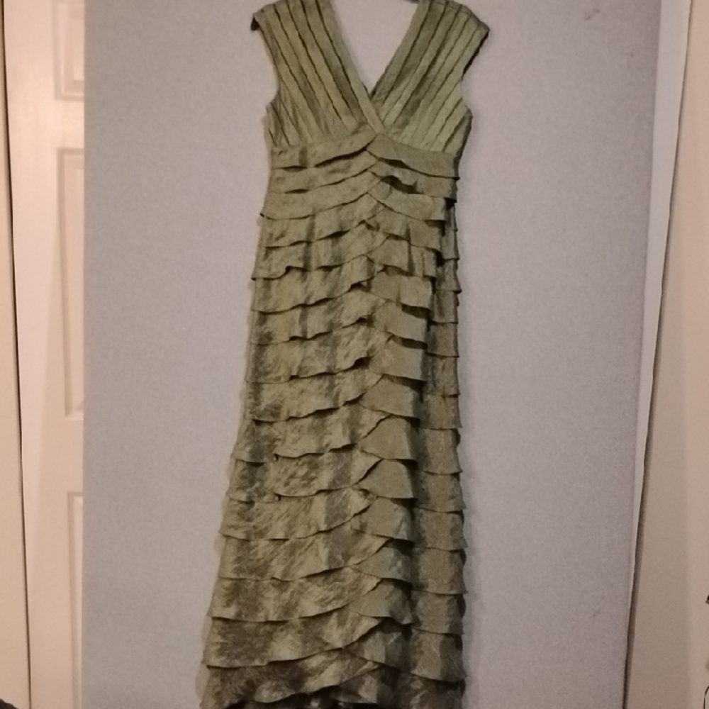 Adrianna Papell Olive Prom Dress
